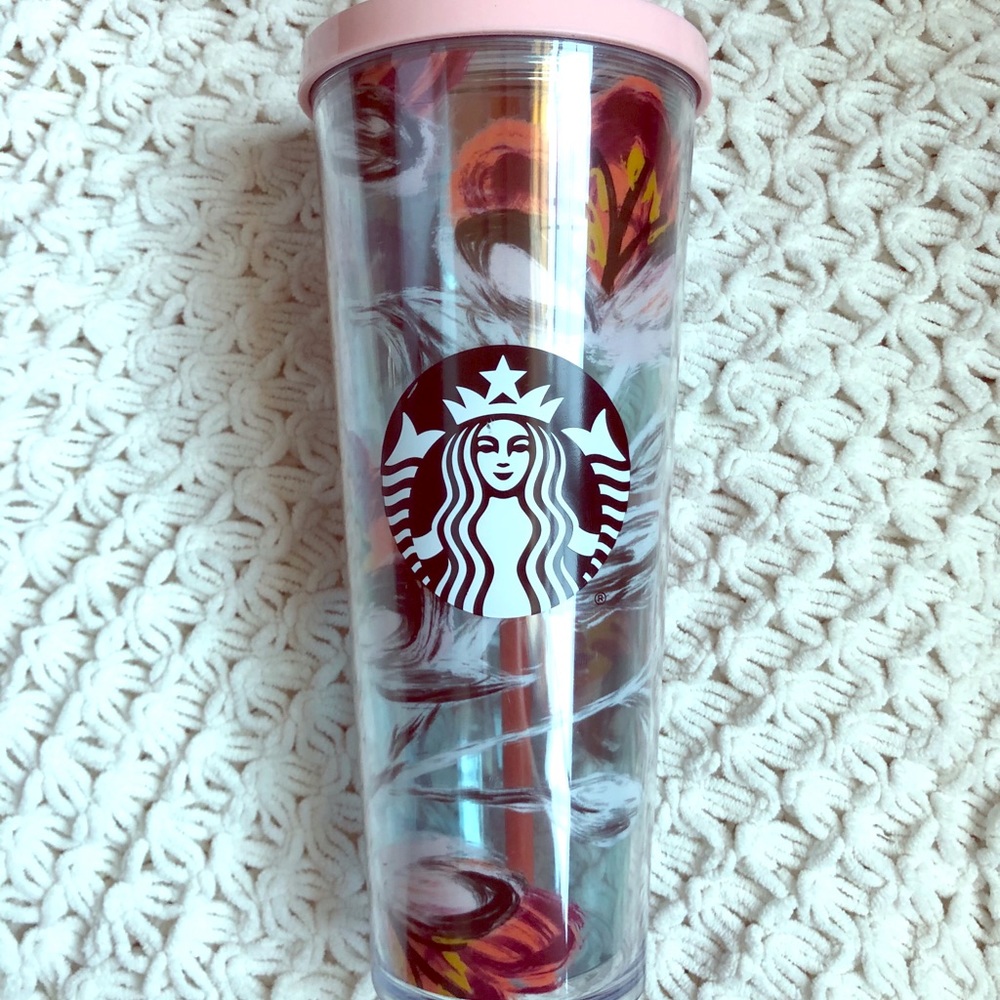 Starbucks Floral Print Tumbler